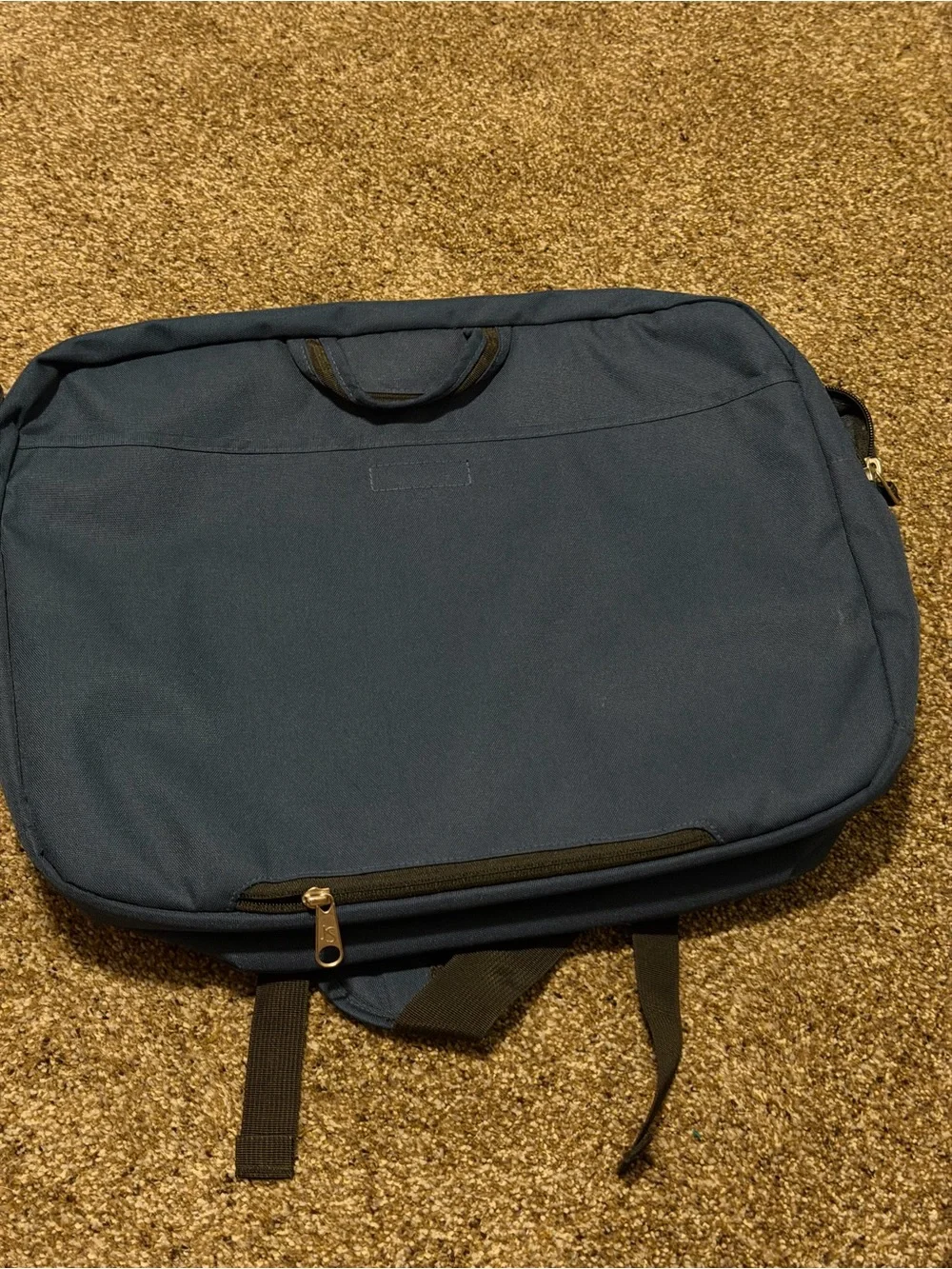 Jansport Navy Blue and Black Nevada Messenger Bag